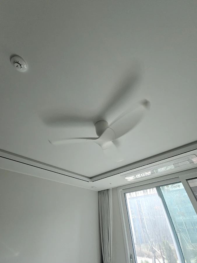 양천구 목동 간접조명 시공 후 — 올림픽파크포레온 / 에어라트론 전문설치 / 전선없는 곳에 실링팬 설치하기